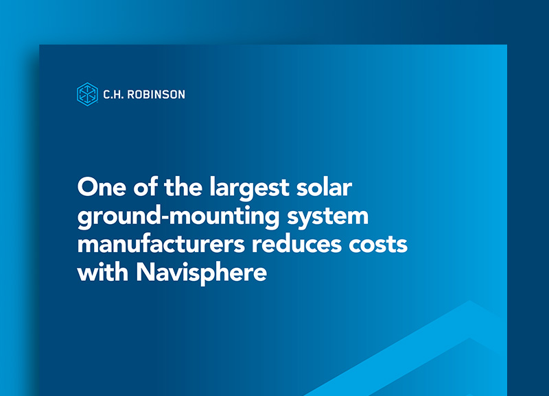 Reduce energy supply chain costs using Navisphere